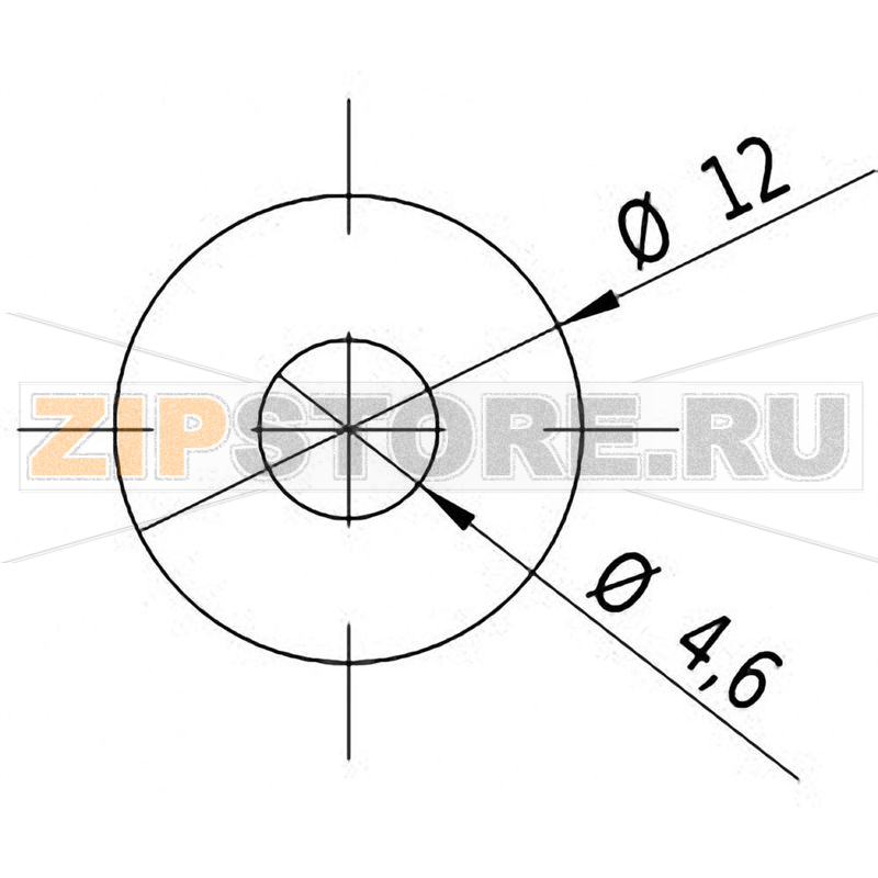 Модуль лазерный, красный, 1 МВт Picotronic DD635-1-24(12x45)-WP 