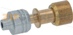 REDUCTION FOR PIPE ø 6/1/4-2.2mm Ms 00 