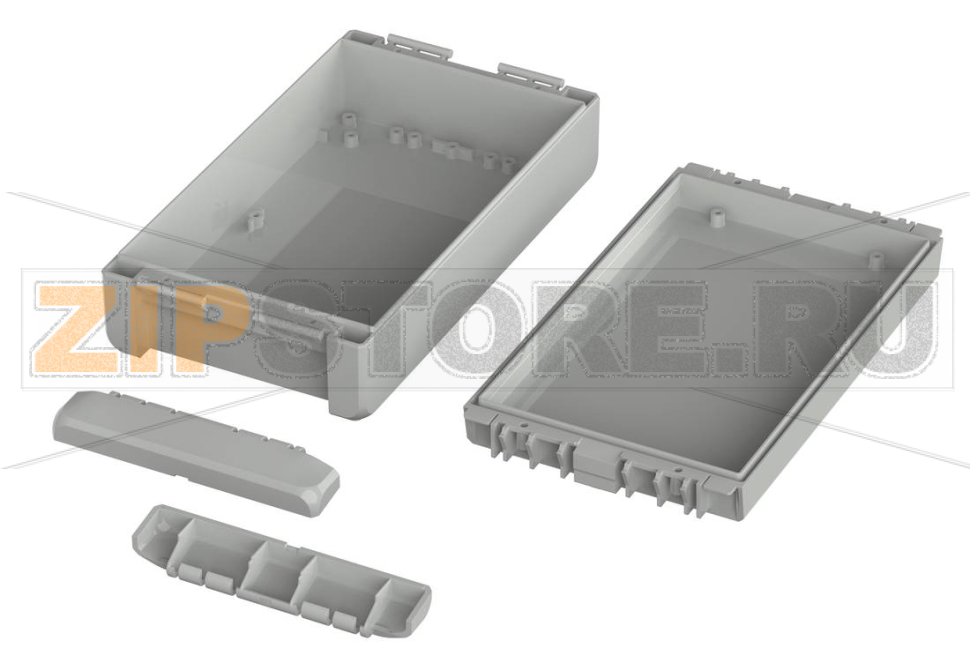 Корпус, 231x125x60 мм, поликарбонат UL 94 V0, одноцветный Bopla B 221306 PC-V0 7035 