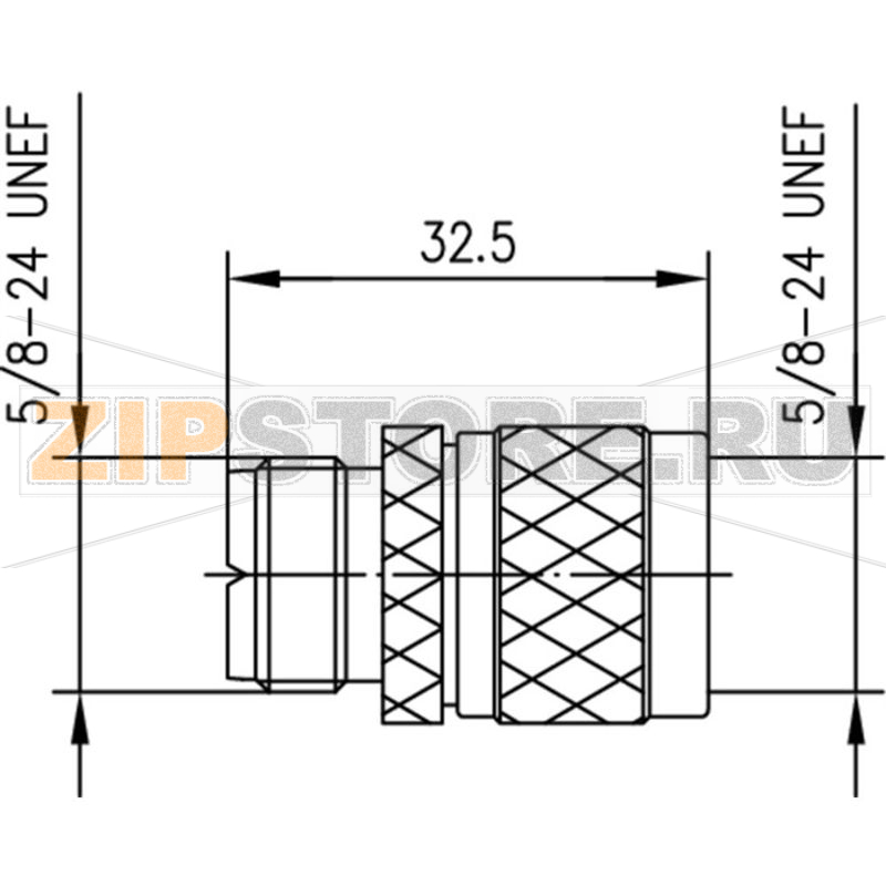 Разъем коаксиальный, гнездо UHF, штекер N, 1 шт Telegärtner J01043A0832 