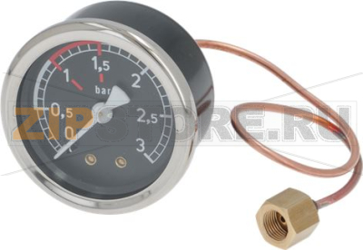 PRESSURE GAUGE BOILER ø 52 mm 0÷3 bar 