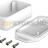 Корпус со стенными петлями, 71.2x43.2x26 мм, IP40 (IP65) Bopla BL 704025 WL2-9003 - Корпус со стенными петлями, 71.2x43.2x26 мм, IP40 (IP65) Bopla BL 704025 WL2-9003