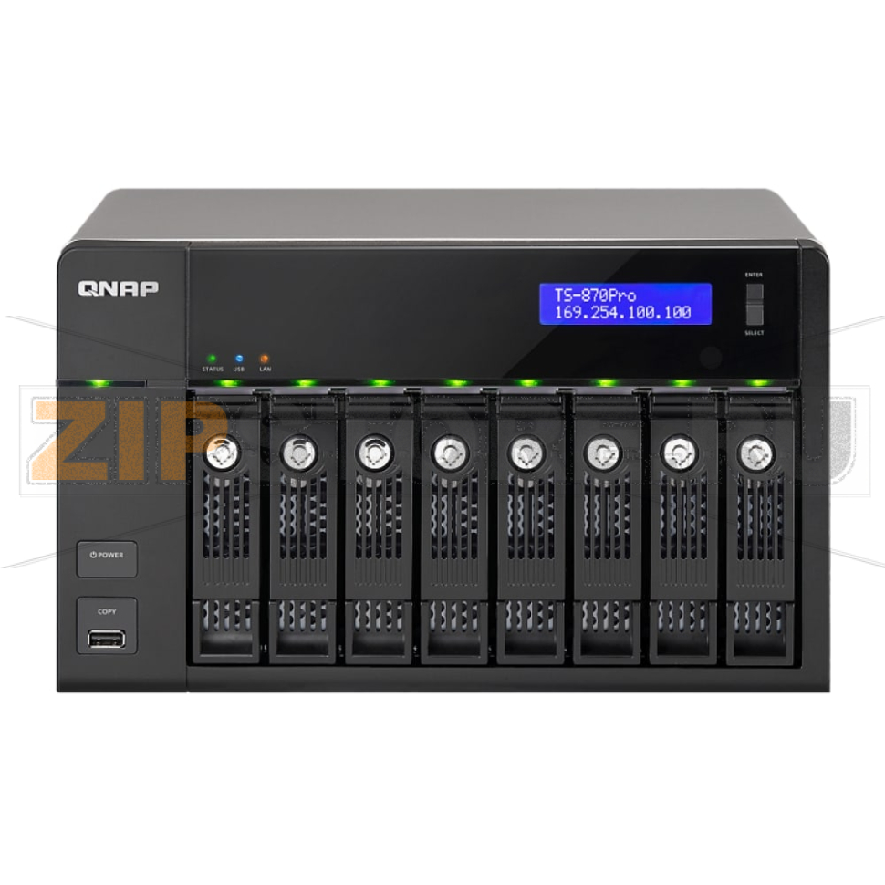 Накопитель сетевой QNAP TS-870-PRO 