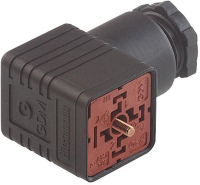 Разъем питания прямоугольный, 3+PE Hirschmann GDM 3014 J BLACK