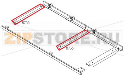 Traverso Di Collegamento Serie TR Aristarco TR 1650                                 Traverso Di Collegamento Serie TR&nbsp;Aristarco TR 1650Запчасть на сборочном чертеже под номером: 8735Название запчасти Aristarco на итальянском языке: Traverso Di Collegamento Serie TR Aristarco TR 1650