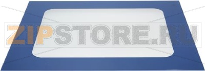 VETRO ESTERNO PORTA SERIGRAFATO BLU 