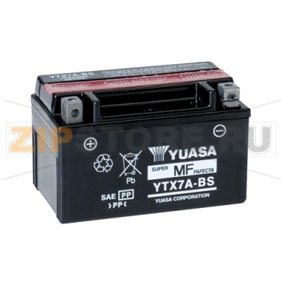 YUASA YTX7A-BS Мото аккумулятор Yuasa YTX7A-BS Напряжение АКБ: 12VЕмкость АКБ: 4Ah