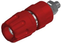 Разъем 4 мм, красный Hirschmann PKI 10 A RED