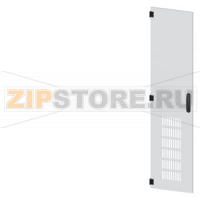 SIVACON, door, left, ventilated, IP20, H: 1800 mm, W: 400 mm, RAL 7035, Protection class 1 Siemens 8MF1840-2UT15-1BA2