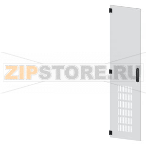 SIVACON, door, left, ventilated, IP20, H: 1800 mm, W: 400 mm, RAL 7035, Protection class 1 Siemens 8MF1840-2UT15-1BA2 