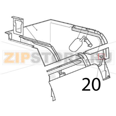 Ammortizzatore Scotsman AF 206 Ammortizzatore Scotsman AF 206Запчасть на деталировке под номером: 20
