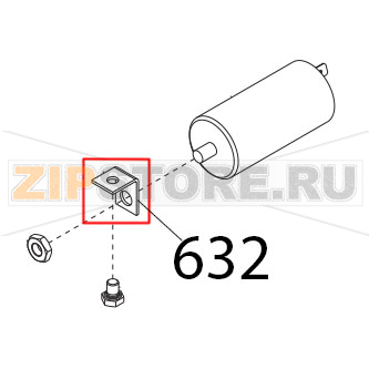 Angolare allum. supporto condens Sirman Palladio 350 Angolare allum. supporto condens Sirman Palladio 350Запчасть на деталировке под номером: 632