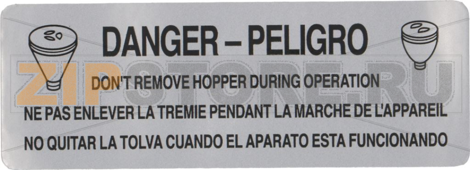 ПРЕДУПРЕЖДАЮЩАЯ ЭТИКЕТКА ДЛЯ БУНКЕРА Caution-hopper label Mazzer Kony

Запчасть на сборочном чертеже под номером: 5

Название запчасти Mazzer на английском языке: Caution-hopper label Mazzer Kony