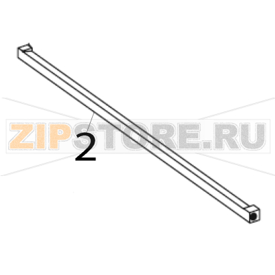 Peel bar RH and LH Zebra 170PAX4 Peel bar RH and LH Zebra 170PAX4Запчасть на деталировке под номером: 2