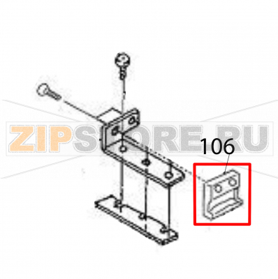 Label guide Sato HR212 TT Label guide Sato HR212 TTЗапчасть на деталировке под номером: 106Название запчасти на английском языке: Label guide Sato HR212 TT.