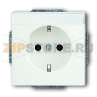 Розетка, белый бархат ABB 2CKA002011A3881