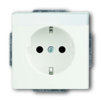 Розетка, белый бархат ABB 2CKA002011A3881