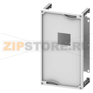 ALPHA 400/630 DIN Circuit breaker kit 1x 3VA10-11/100A/160A 3+4-pole H=450 mm W=250 mm, horizontal Installation for motorized operating mechanism for RCD module infeed side Siemens 8GK4734-3KK12 