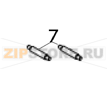 Gear shaft (203 dpi / 300 dpi), MOQ 6 pcs TSC TTP-323 Gear shaft (203 dpi / 300 dpi), MOQ 6 pcs TSC TTP-323Запчасть на деталировке под номером: 7