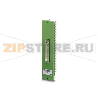 Проходной модуль VARIOFACE Phoenix Contact DFLK-D62 SUBH/S/TP-2,4-0,8 для непосредственного подключения штыревого разъема D-SUB к соединениям Maxi Termi-Point®, количество полюсов 62.Минимальный заказ: 10 шт.Упаковка: 10 шт.
