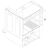 Right tray support Fagor AD-64 C