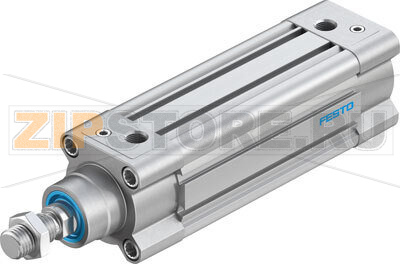 Пневмоцилиндр стандартный Festo DSBC-50-100-D3-PPVA-N3 