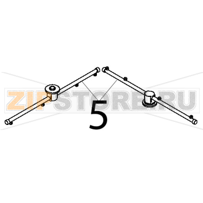Girante risciacquo inferiore per cesto 50 Teikos TS601 Girante risciacquo inferiore per cesto 50 Teikos TS601Запчасть на деталировке под номером: 5