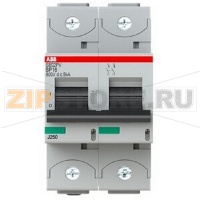 Выключатель автоматический двухполюсный, S802PV-SP16 ABB 2CCF019599R0001