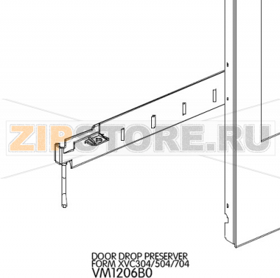 Door drop preserver form Unox XVC 704 Door drop preserver form Unox XVC 704Запчасть на деталировке под номером: 83Название запчасти на английском языке: Door drop preserver form Unox XVC 704