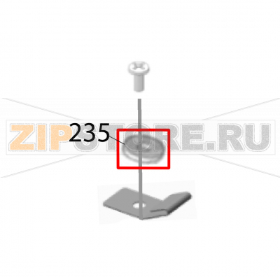 Plain washer Sato CL4NX Plus Plain washer Sato CL4NX PlusЗапчасть на деталировке под номером: 235Название запчасти на английском языке: Plain washer Sato CL4NX Plus.