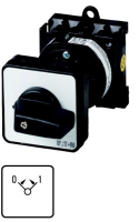 Кнопки вкл/выкл, контакты: 2, 20 A, 0 >< 1, 45°, без фиксации Eaton T0-1-15366/Z