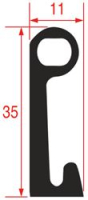 УПЛОТНИТЕЛЬ ДЛЯ ХОЛОДИЛЬНОЙ КАМЕРЫ 8511 - 8 М