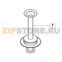 Overflow pipe, assy Hobart UXT-10A                                               