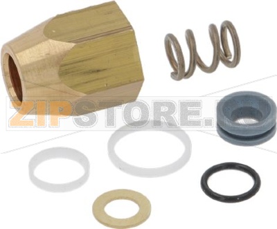 KIT NUT ø 3/8F FOR STEAM WAND 