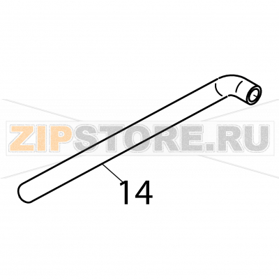 Black rubber pipe Ø17*10 Fagor VE-202 Black rubber pipe Ø17*10 Fagor VE-202Запчасть на деталировке под номером: 14Название запчасти Fagor на английском языке: Black rubber pipe Ø17*10 VE-202.