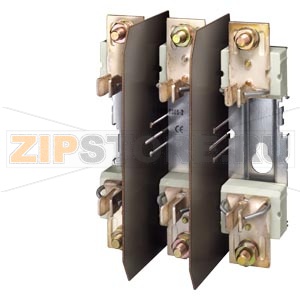 ОСНОВАНИЕ ПЛАВКОЙ ВСТАВКИ ШИННЫЙ Uном.=660В, Iном.=160А, ТИПОРАЗМЕР 1, 3-ПОЛЮСН. Siemens 3NH4230 