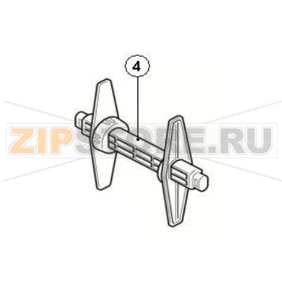 Шпиндель в сборе 1 дюйм Proton TP-4207 Шпиндель в сборе 1 дюйм Proton TP-4207Запчасть на сборочном чертеже: 4