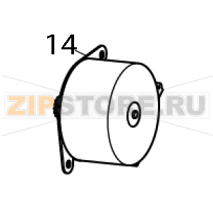 Motor assembly, 203dpi Zebra ZD411 Direct Thermal Motor assembly, 203dpi Zebra ZD411 Direct ThermalЗапчасть на деталировке под номером: 14