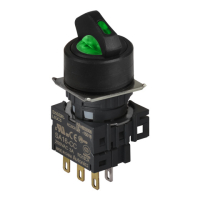 Переключатель селекторный, Ø отверстия: 16 мм Autonics S16SR-L6GC24