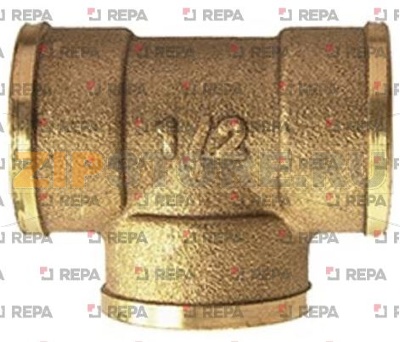 1/2 FFF BRASS TEE - 10PCS 