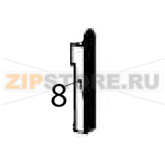 Brewing core group unit Hurakan HKN-ME717 Brewing core group unit Hurakan HKN-ME717Запчасть на деталировке под номером: 8