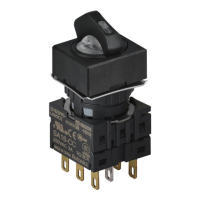 Переключатель селекторный, Ø отверстия: 16 мм Autonics S16SRS-L6W2C5