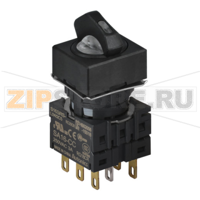 Переключатель селекторный, Ø отверстия: 16 мм Autonics S16SRS-L6W2C5 