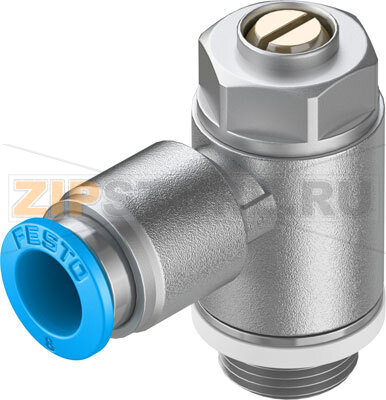 Дроссель с обратным клапаном Festo GRLA-1/4-QS-8-D 