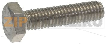 SCREW ST. STEEL WITH HEXAGONAL HEAD M6x2 
