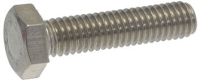 SCREW ST. STEEL WITH HEXAGONAL HEAD M6x2