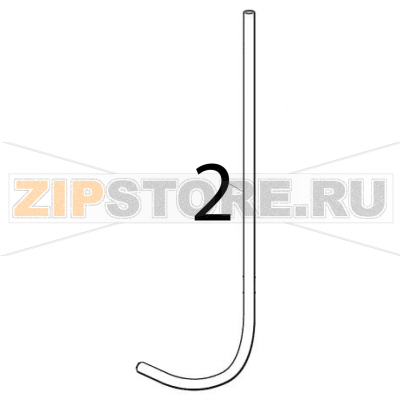 Tubo in plastica-per metro Scotsman B 21 Tubo in plastica-per metro Scotsman B 21Запчасть на деталировке под номером: 2