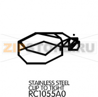 Stainless steel clip to tight Unox XBC 805