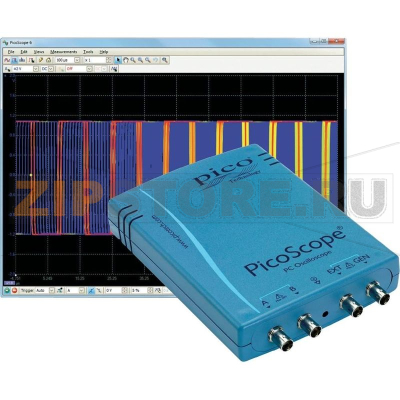 Осциллограф USB 100 МГц, 2 канала, 250 Мвыб/с, 16 МБ/кан, 8 бит Pico PicoScope 3205A 