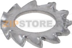 EXTERNAL SERRATED WASHER M3 A2 DIN 6798 